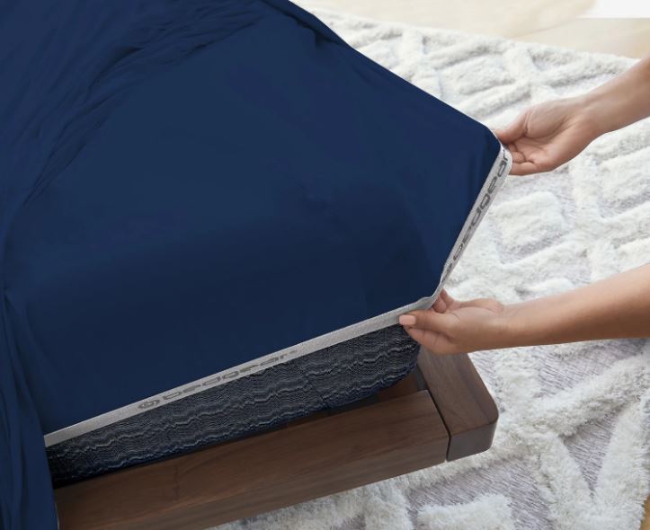 BedGear Vertex Sheet Set, Navy, King / Cal King