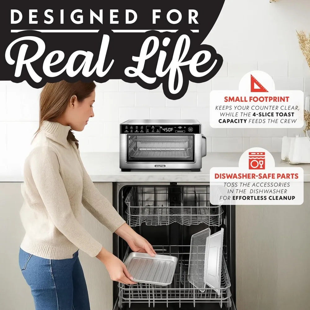 Toaster Oven, Digital Air Fryer - Convection Mode