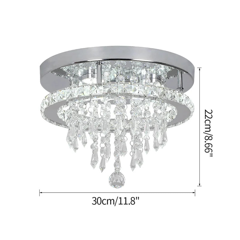 Luxury Crystal Ceiling Lamp, Modern, Hanging Decor