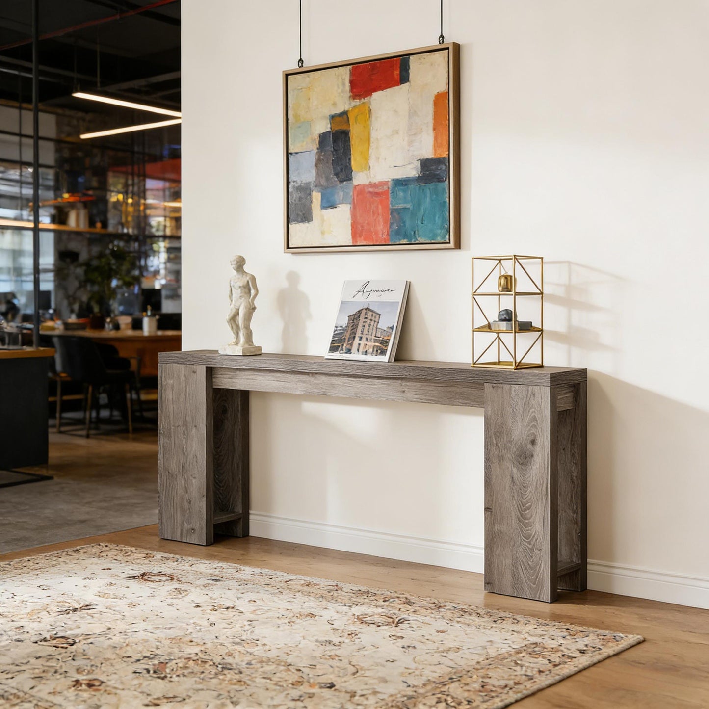 Wood Entryway Console Table, Console Table, Side Table