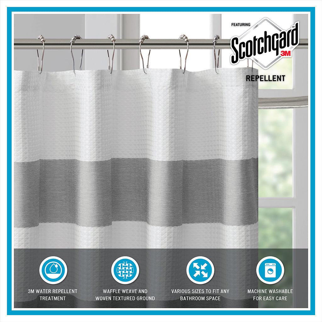 Shower Curtain with 3M Treatment Blue 72x72