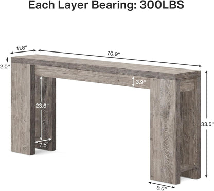 Wood Entryway Console Table, Console Table, Side Table