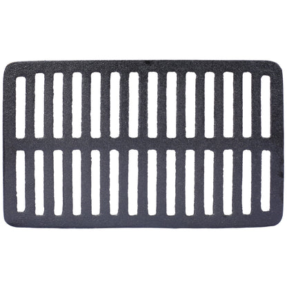 Oval Cast Iron Grill Outdoor Portable Charcoal Tabletop Skillet