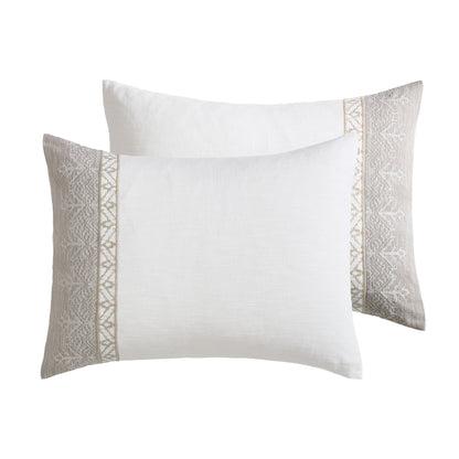Preston 5-Piece Textured Woven Jacquard Comforter Ensemble