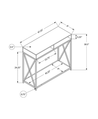 Accent Console Table For Entryway, Contemporary Design