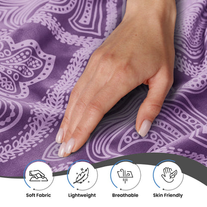 6Pc Paisley Sheet Set, Soft Microfiber