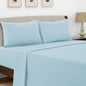 Bed Sheet Set - 4 PC - Embroidered Pillowcases