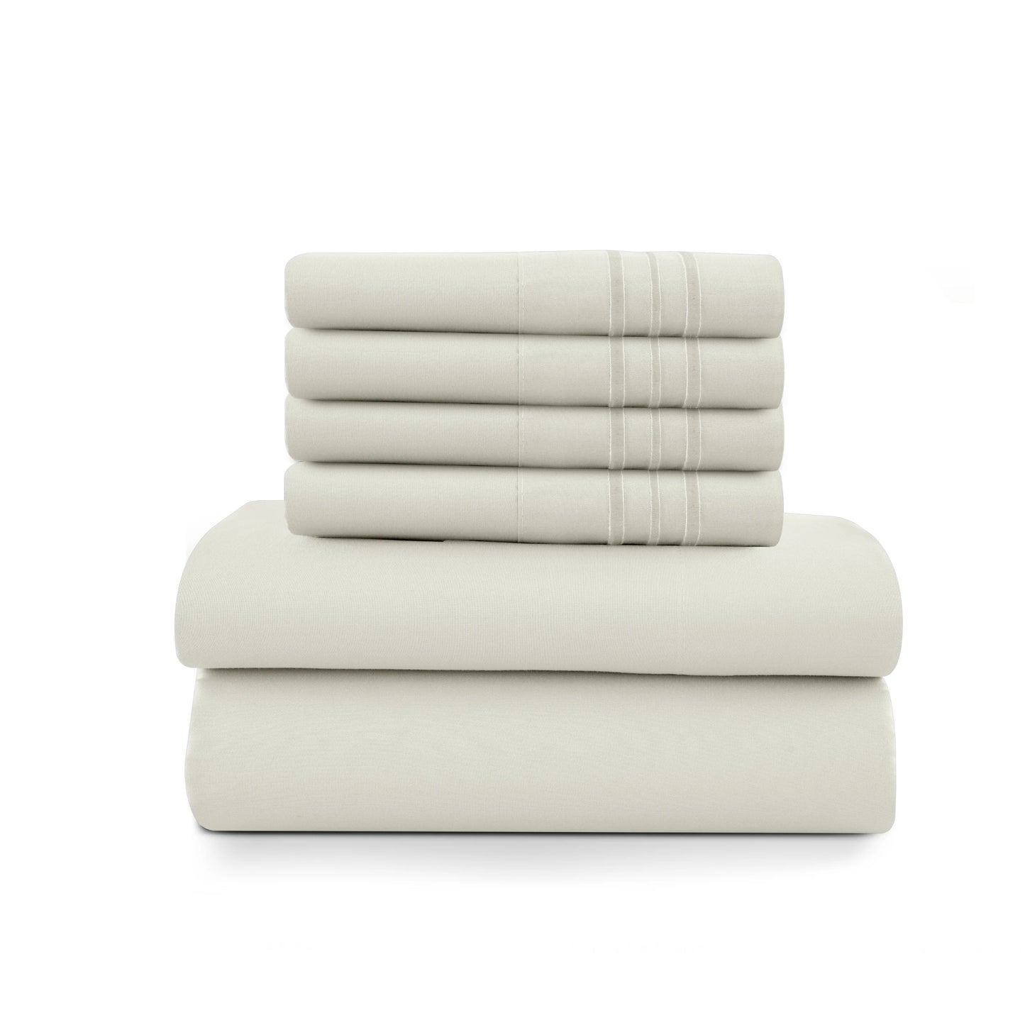 6Pc Solid Sheet Set – Brushed Microfiber