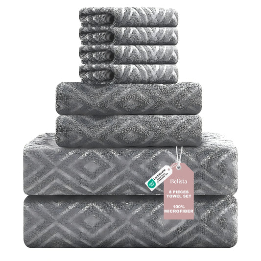 Oversized 8-Piece Towel Set