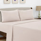 Bed Sheet Set - 4 PC - Embroidered Pillowcases