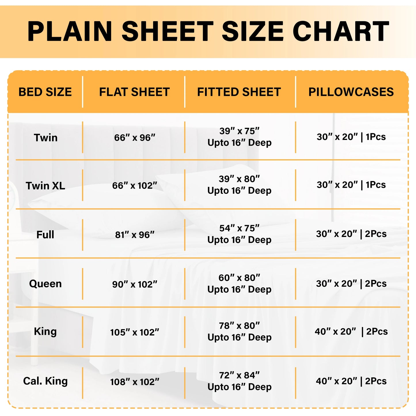 6Pc Solid Sheet Set – Brushed Microfiber