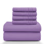 6Pc Solid Sheet Set – Brushed Microfiber