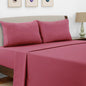 Bed Sheet Set - 4 PC - Embroidered Pillowcases