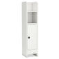 Bathroom Slim Cabinet Corner with Door and Adjustable Shelf