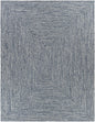 Blue Braided Faux Jute Outdoor Rug
