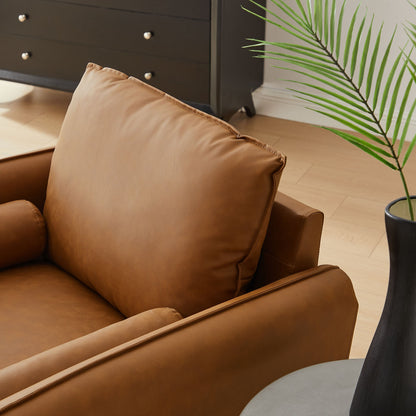Revive Upholstered Vegan Leather Accent Armchair by Modway