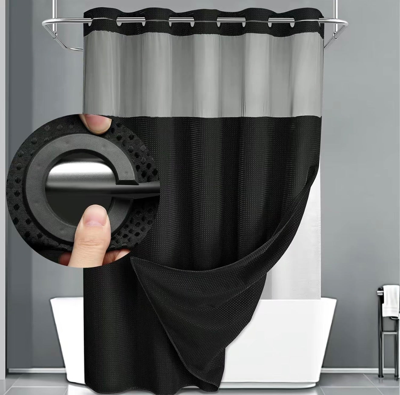 SnapLiner Shower Curtain