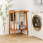 Freestanding Towel Rack with Storage Shelf for Bathroom