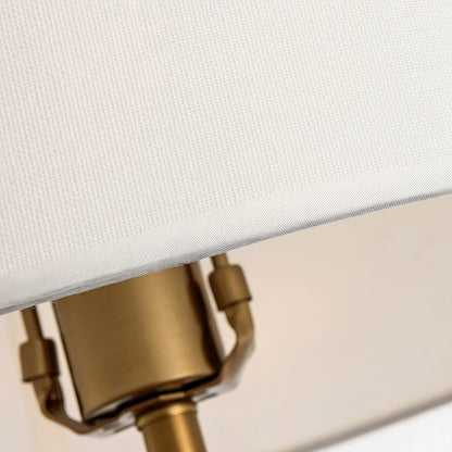 Round Metal Glass Table Lamp