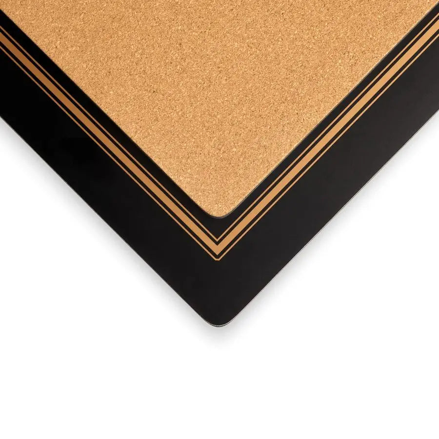 Classic Black Collection Placemats Set of 4