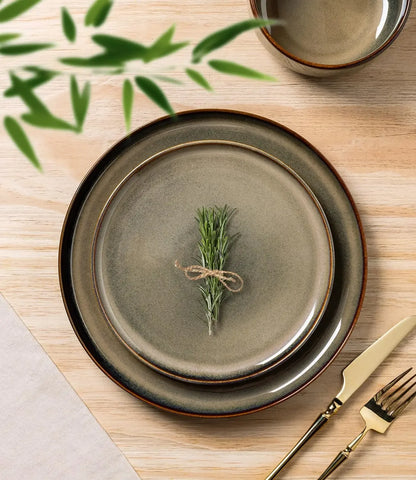 Ceramic Dinnerware Sets for 8,  Scratch Resistant
