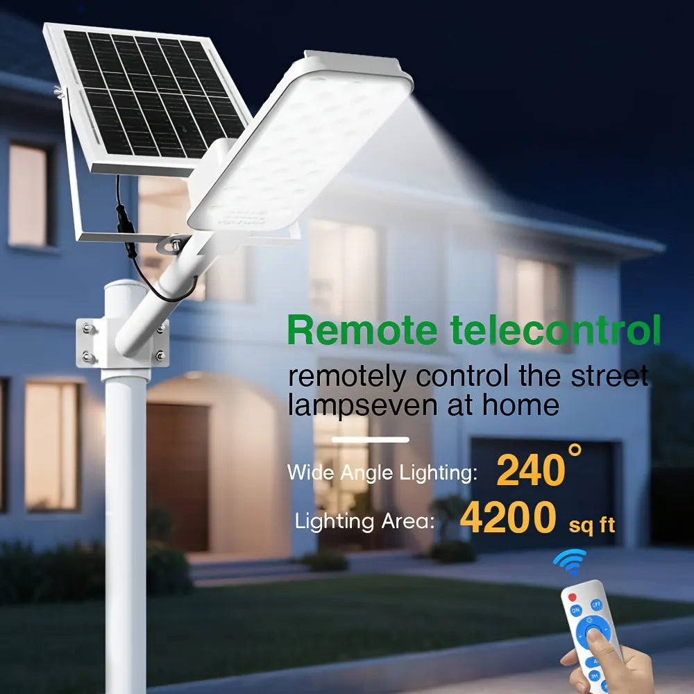High quality outdoor solar street light with long-term operation, automatic sensing
