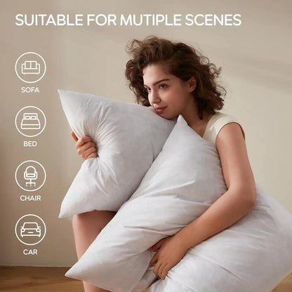Feather Throw Pillow Inserts Set of 4