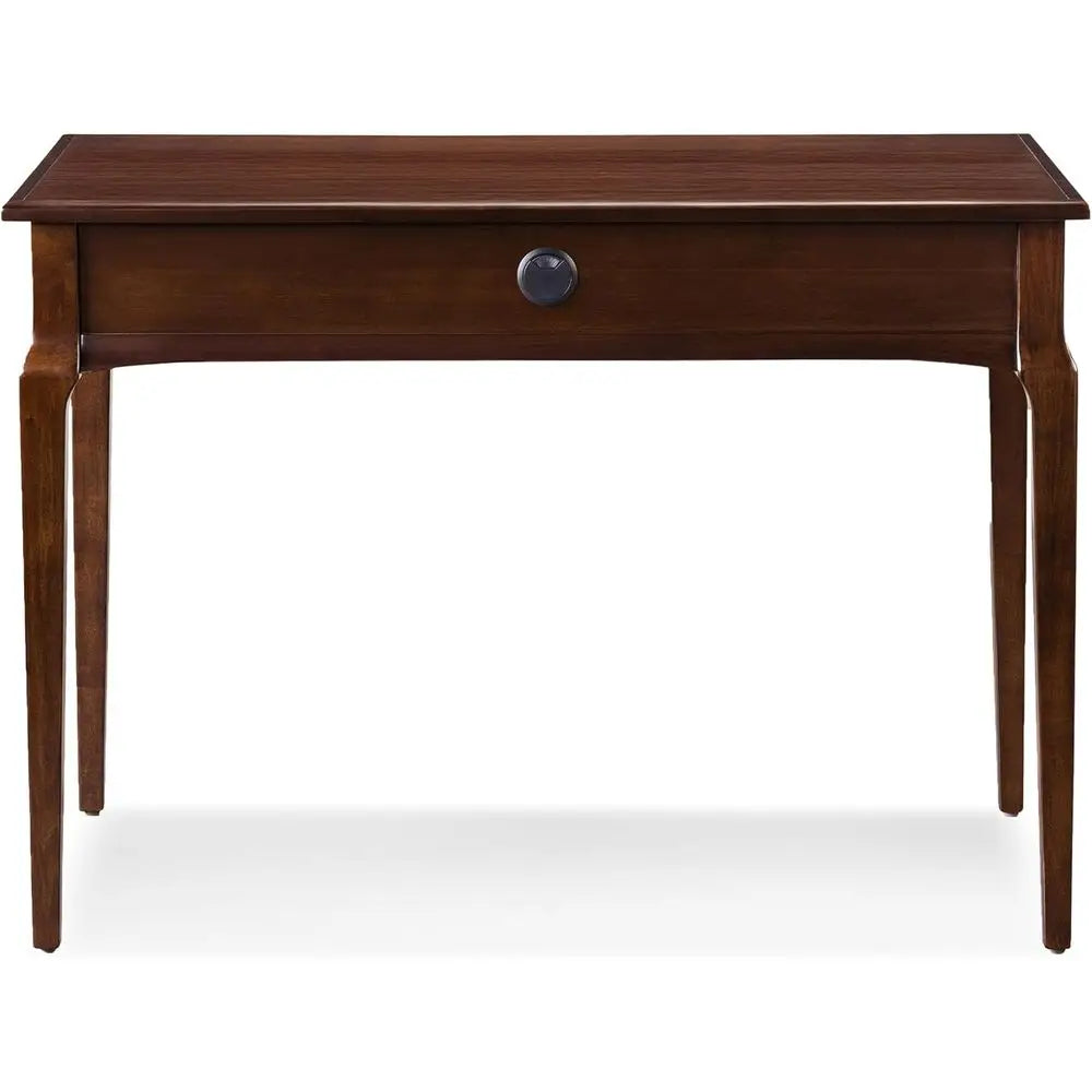 Stratus Home Office Desk, Solid Wood, Drop-Front Keyboard