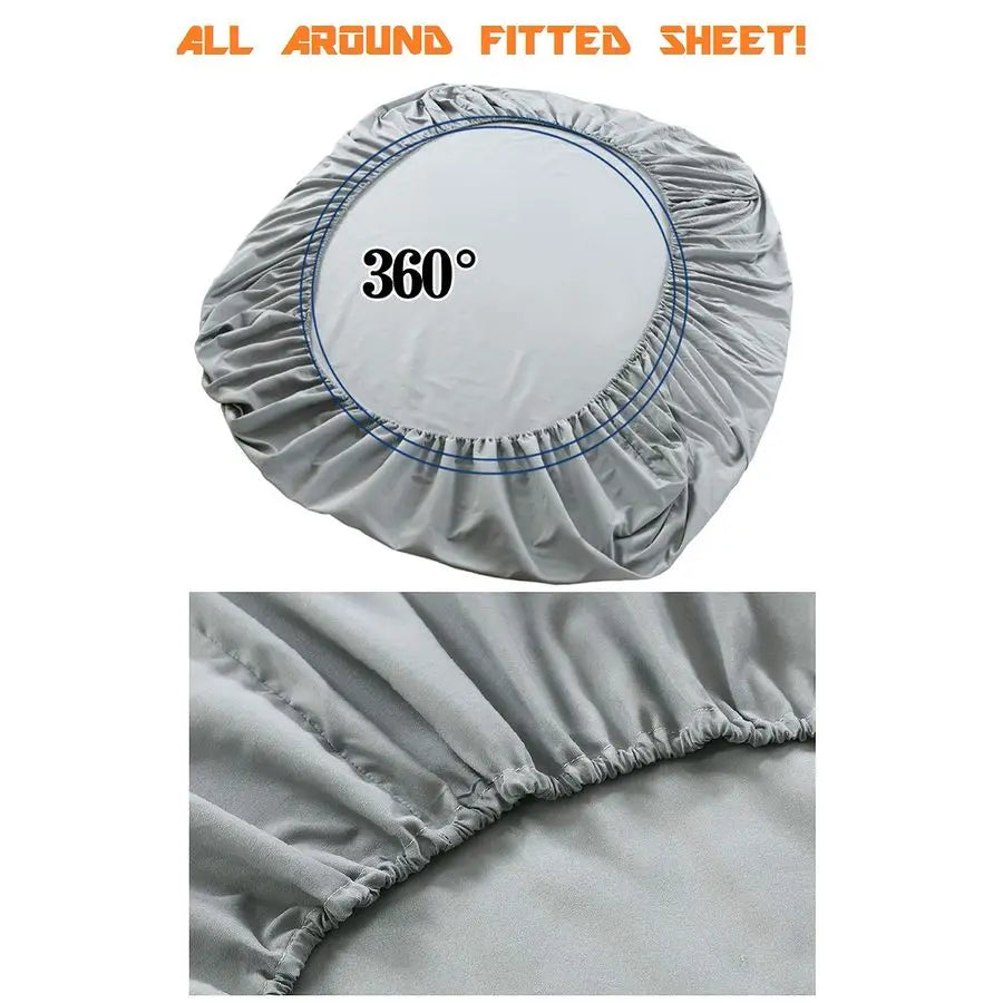 UltraSoft Double Brushed 6Piece Microfiber Sheet Set