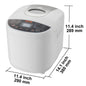 2/3 LB Bread Maker 15-in-1 Dough Machine