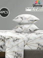 4-Piece Floral Microfiber Bedding Set