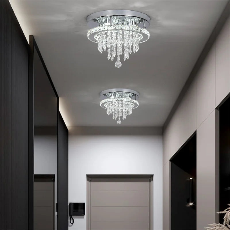 Luxury Crystal Ceiling Lamp, Modern, Hanging Decor