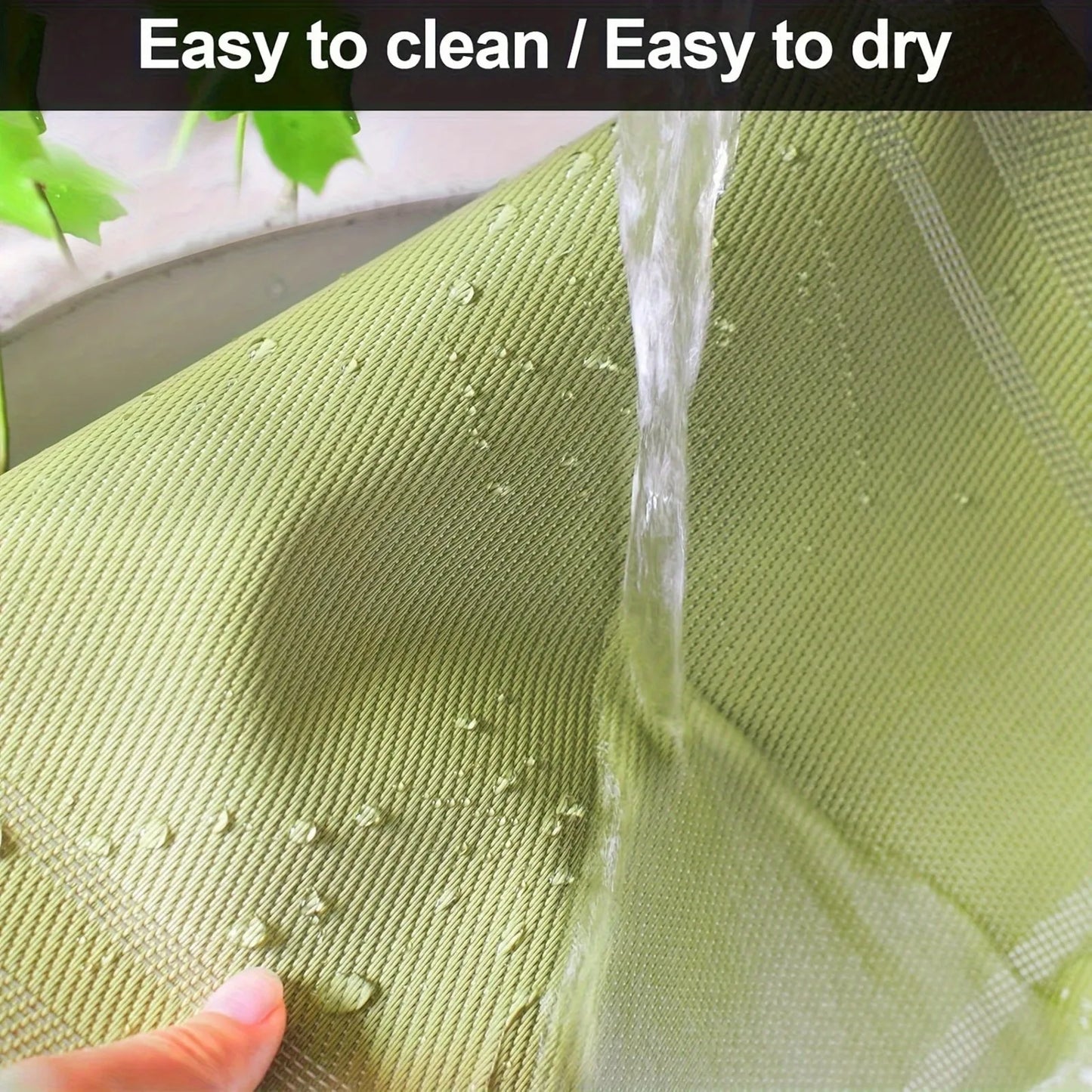2/4pcs Green Placemat, Kitchen Table Mats