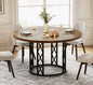 Round Dining Table for 4-6 People, 47-Inch