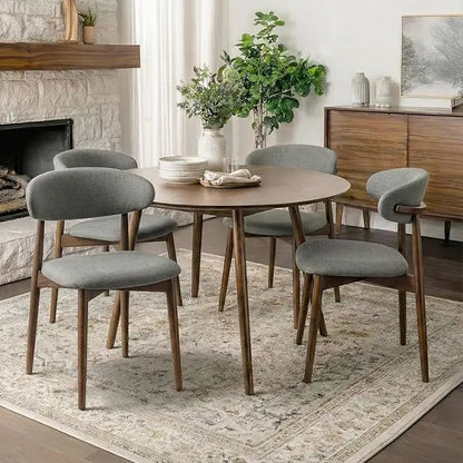 Dining 
Chairs Set of 4, Upholstered Farmhouse, Modern