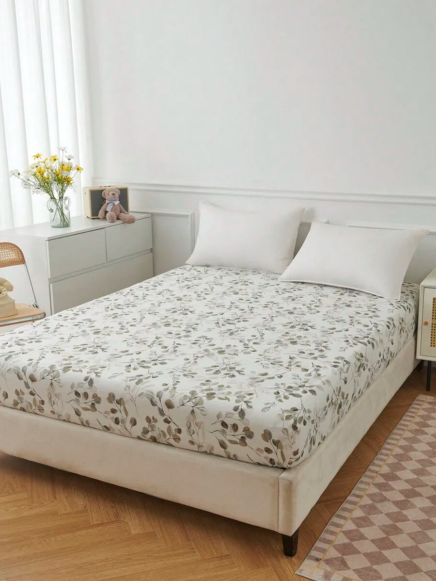 4-Piece Floral Microfiber Bedding Set