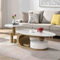 Modern Nest Coffee Table, Oval Table Top