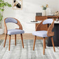 Modern Wood Dining Chairs Set of 4 Upholstered
