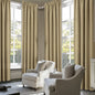 4pcs Light Filtering Curtains - Fade-Resistant with Rod Pocket Design