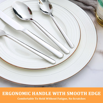 24Pcs Flatware Set for 6