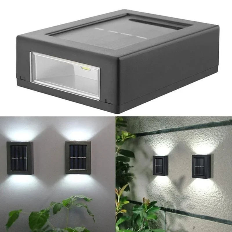 1~8PCs Wall Solar Light for Outdoor Lighting