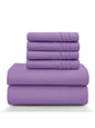 6-Piece Embroidered Bed Sheet Set