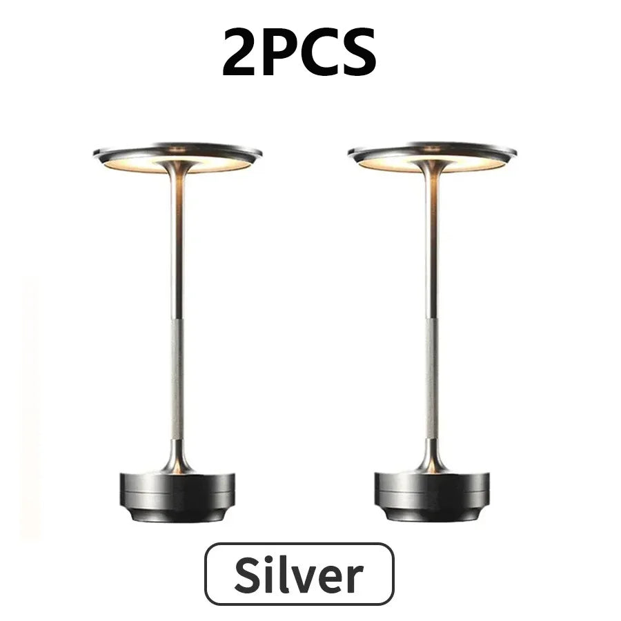 LED  Lamp, USB Touch Dimming Metal Recharge Night Light
