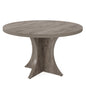 Round Dining Table for 4-6, 47.24-Inch Farmhouse Kitchen Table