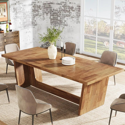 Dining Room Table: Rectangular Farmhouse Kitchen