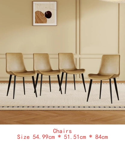71" Rectangular Dining Table with Centered Stone Top