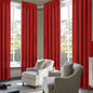 4pcs Light Filtering Curtains - Fade-Resistant with Rod Pocket Design