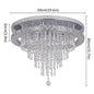 Luxury Crystal Ceiling Lamp, Modern, Hanging Decor