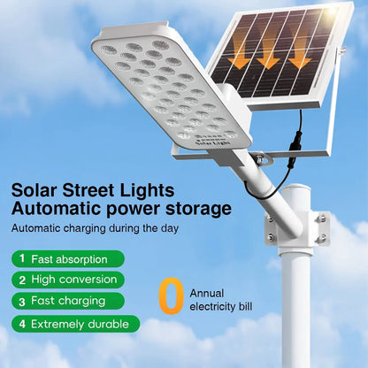 High quality outdoor solar street light with long-term operation, automatic sensing