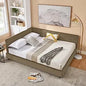 Queen Size Upholstered Corner Daybed, Modern L-Shaped